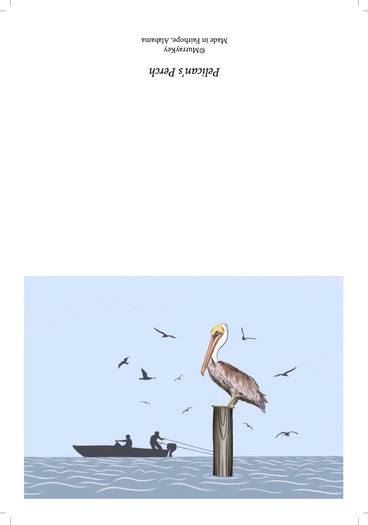 Pelicans Perch Notecards